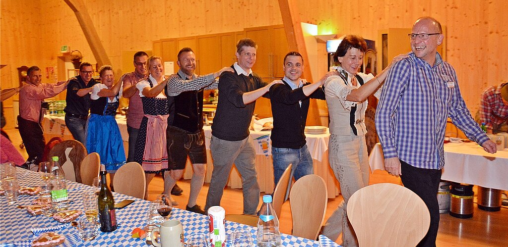 Rasant: Markus Würsch kann nicht nur schnell sprechen, sondern kann auch Polonaise.