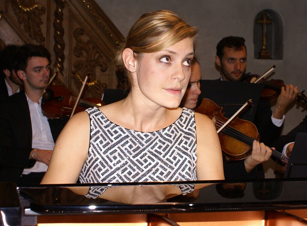 Star des Abends: Die Pianistin Beatrice Berrut.