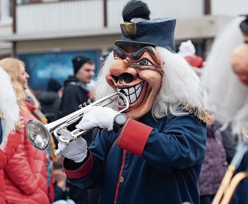 Kei Fasnacht ohni Gugge: Auch das Schränzen darf nicht fehlen. Foto: Arpad Anderegg