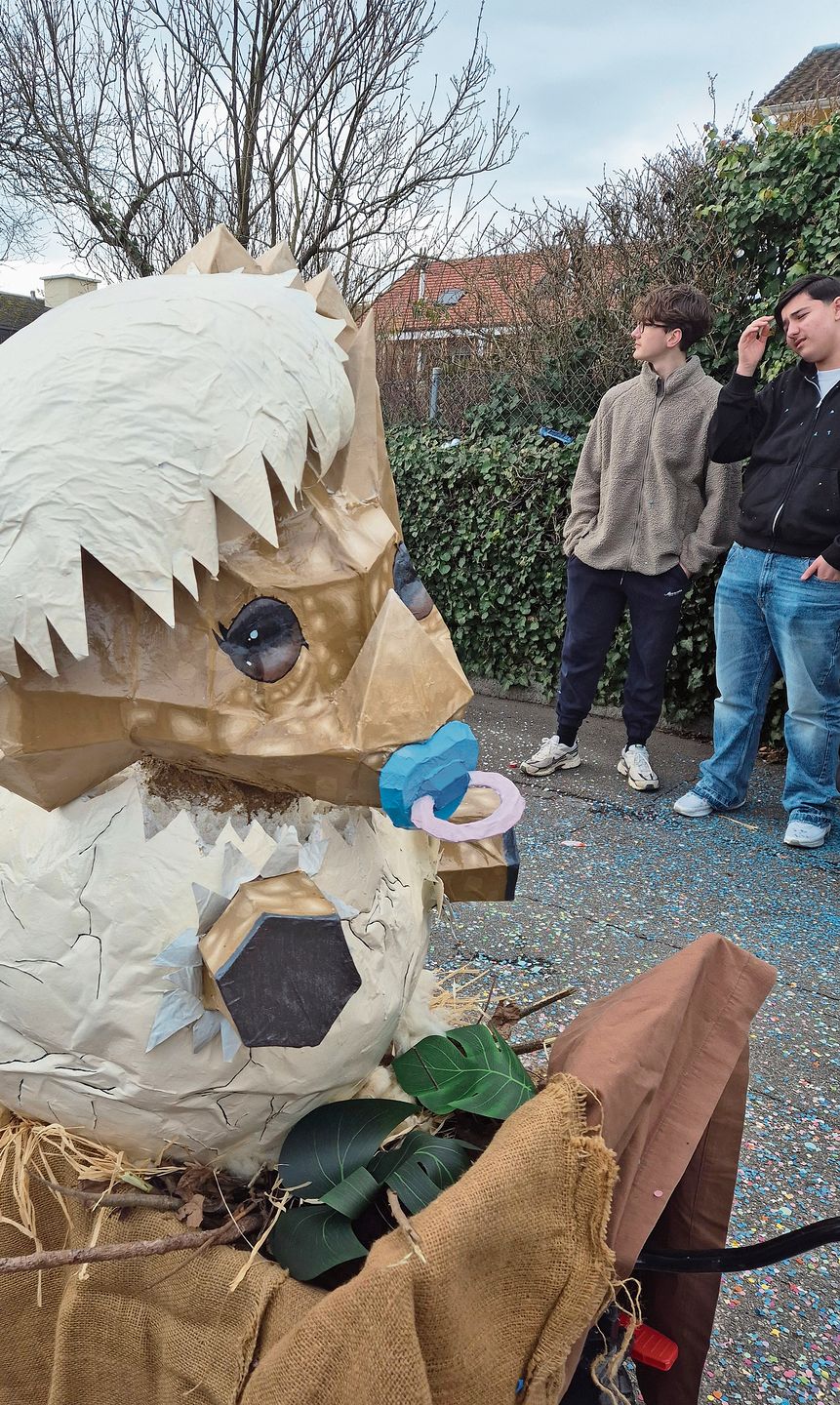 Frisch geschlüpft: das Dino-Baby. 