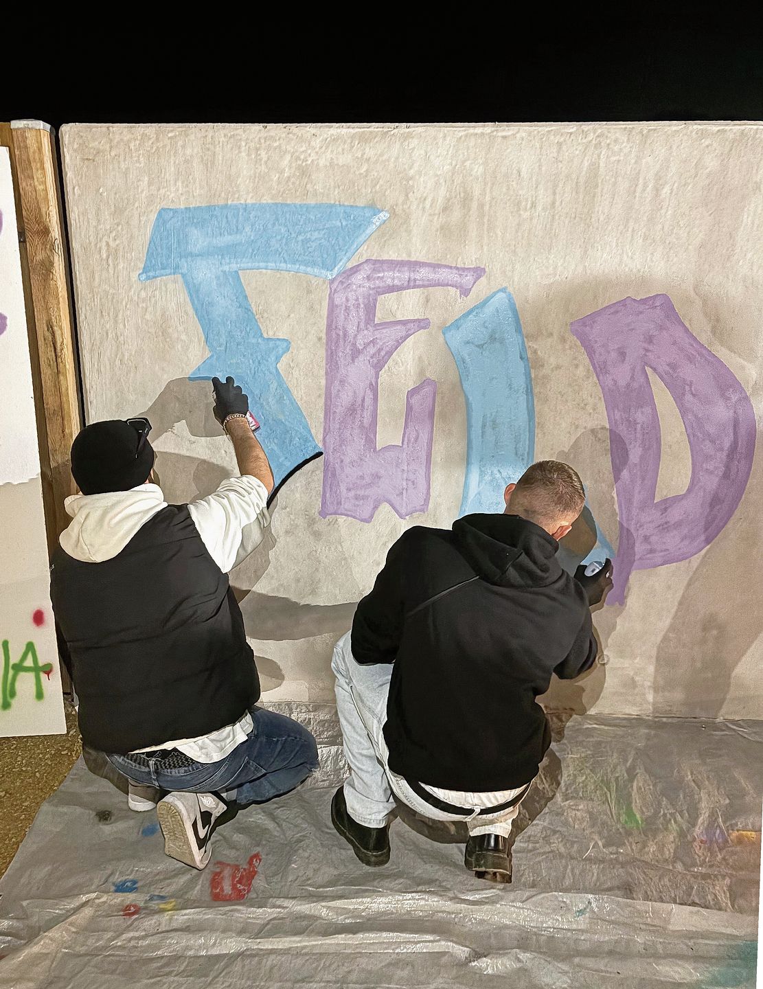 Graffiti erlaubt: Hier kann in Ruhe gesprayt werden. 