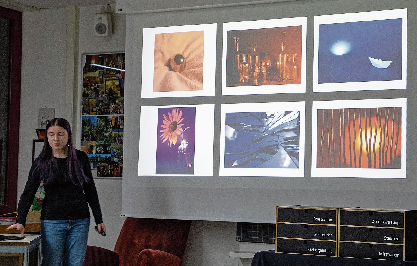 Die Fotografin: Lina Bögli und ihre sechs Emotionen. Die Fotografin: Lina Bögli und ihre sechs Emotionen.