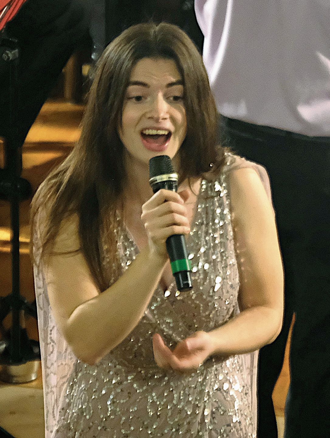 Überzeugende und vielbeklatschte Darbietung: Jasmin Saner.