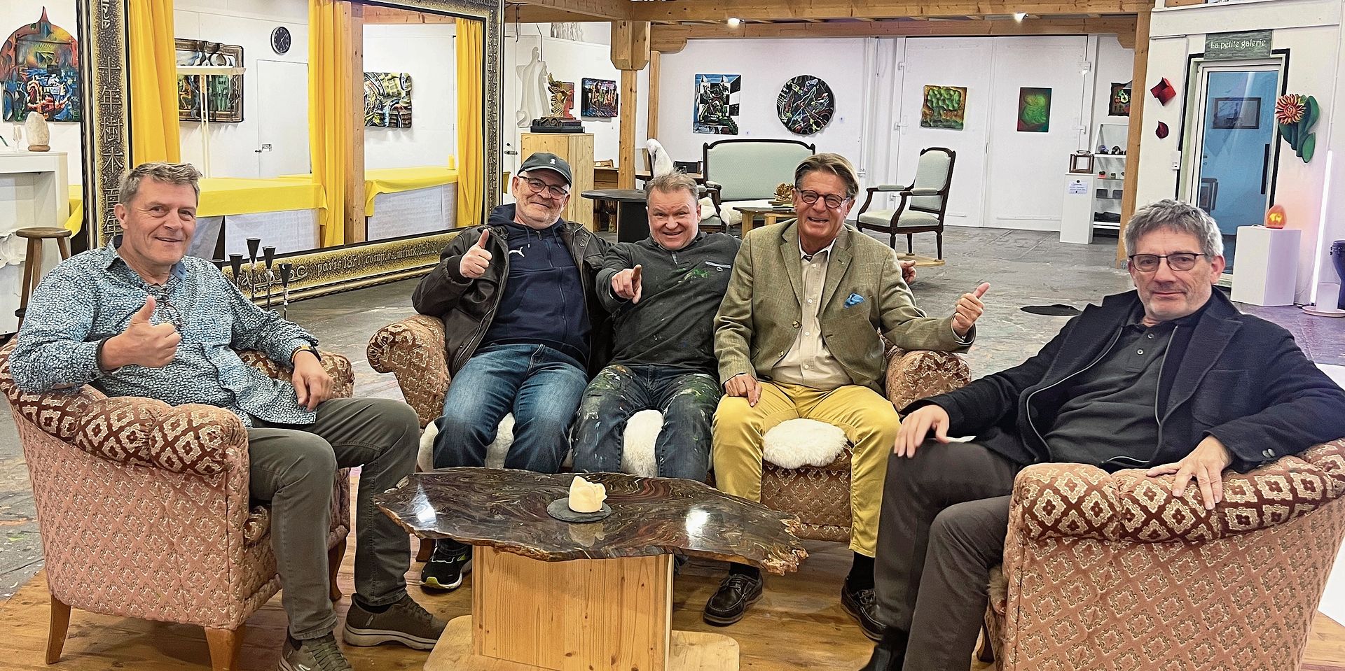 Organisieren nochmals ein Quo Vadis: Simon Jermann, Konni Hueber, David Pflugi, Gabriel Barell und Christoph Sütterlin. Foto: zVg